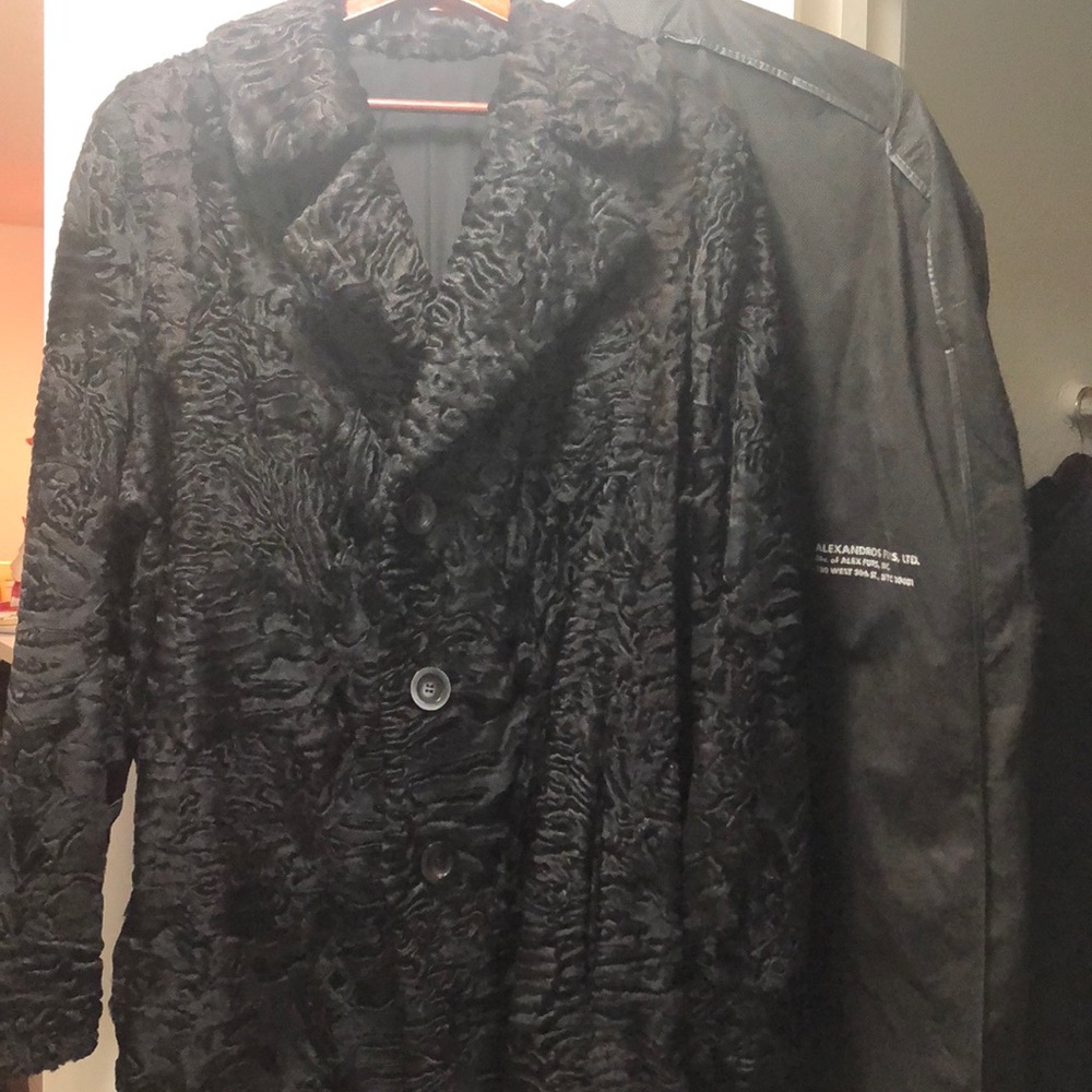 Men’s Persian Lamb full length Coat.
